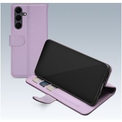 Mobilize Premium Gelly Samsung Galaxy S25 FE Hoesje Bookcase Portemonnee - Paars