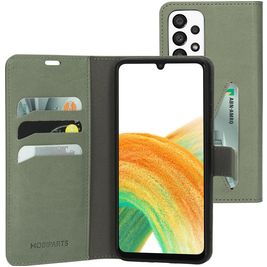 Mobiparts Classic Wallet Samsung Galaxy A33 Hoesje Bookcase Portemonnee - Stone Green