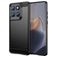 Mobigear Brushed Slim Motorola Edge 60 Fusion Hoesje Flexibel TPU Backcover - Zwart