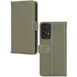 Mobilize Premium Gelly Wallet Samsung Galaxy A33 Hoesje Bookcase Portemonnee - Groen