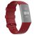 Mobigear Cross Siliconen Fitbit Charge 4 Bandje Gespsluiting - Rood
