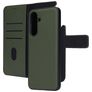 Mobiparts Samsung Galaxy A36 Hoesje Echt Leer Uitneembare 2in1 Bookcase Portemonnee - Groen