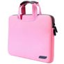 Mobigear Neon Neopreen Laptop Aktetas 15 - 16 inch Laptoptas + Handvat - Roze