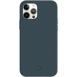 Valenta Snap Luxe iPhone 12 Pro Max Hoesje Echt Leer Backcover - Blauw