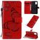 Mobigear Butterfly Samsung Galaxy A31 Hoesje Bookcase Portemonnee - Rood