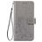 Mobigear Clover Samsung Galaxy M51 Hoesje Bookcase Portemonnee - Grijs