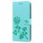 Mobigear Roses Samsung Galaxy J6 Plus Hoesje Bookcase Portemonnee - Turquoise