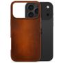 Mobilize Premium iPhone 17 Pro Max MagSafe Hoesje Echt Leer Backcover - Burned Cognac