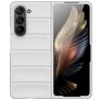 Mobigear Bumpy Samsung Galaxy Z Fold 5 Hoesje Flexibel TPU Backcover - Wit