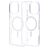 Mobiparts Hardcover Doorzichtig iPhone 16 Pro Max MagSafe Hoesje Hardcase Backcover - Transparant
