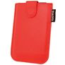 Valenta Card Pocket Slide Leren Pasjeshouder - 5 Pasjes - Rood