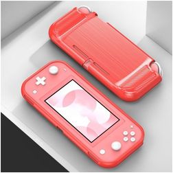 Mobigear Classic Nintendo Switch Lite Hoesje Flexibel TPU - Rood