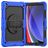 Mobigear SureGrip Xtreme Samsung Galaxy Tab A9 Plus (2023) Hoes Hard Kunststof,Siliconen Backcover + Schouderband + Standaard - Blauw