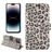 Mobigear Leopard iPhone 14 Pro Max Hoesje Bookcase Portemonnee - Bruin