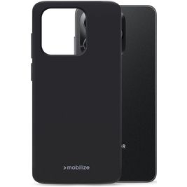 Mobilize Rubber Gelly Honor X5C Plus Hoesje Flexibel TPU Backcover - Zwart