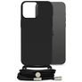 Mobilize Lanyard Gelly iPhone 15 Pro Max Flexibel TPU Hoesje met koord - Zwart