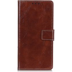 Mobigear Basic Alcatel 1C (2019) Hoesje Bookcase Portemonnee - Bruin