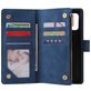 Mobigear Zipper Samsung Galaxy S10 Lite Hoesje Bookcase Portemonnee - Blauw