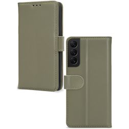 Mobilize Premium Gelly Wallet Samsung Galaxy S22 Hoesje Bookcase Portemonnee - Groen