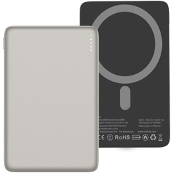Valenta Ultra Slim Single USB-C Powerbank 5.000 mAh 15W - MagSafe Compatible - Titanium