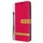 Mobigear Fabric Samsung Galaxy A21 Hoesje Stof Bookcase Portemonnee - Rood