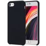 Mobigear Rubber Touch iPhone SE (2020) Siliconen Hoesje Backcover - Zwart