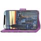 Mobigear Leopard iPhone XS Hoesje Bookcase Portemonnee - Paars