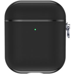 Valenta Snap Apple AirPods 1 Hoesje Echt Leer - Zwart