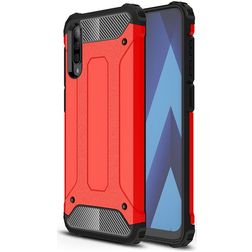 Mobigear Outdoor Samsung Galaxy A50 Hoesje Hardcase Backcover Shockproof - Rood