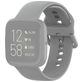 Mobigear Sport Buckle Siliconen Fitbit Versa Bandje Gespsluiting - Grijs