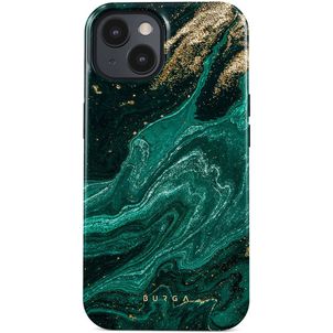 Burga Tough iPhone 15 MagSafe Hoesje Hardcase Backcover Shockproof - Emerald Pool