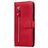 Mobigear Zipper Xiaomi Mi Note 10 Lite Hoesje Bookcase Portemonnee - Rood