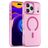 Mobigear Shockproof iPhone 17 Pro Max MagSafe Hoesje Hardcase Backcover - Roze