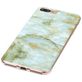 Mobigear Marble iPhone 8 Plus Hoesje Flexibel TPU Backcover - Groen