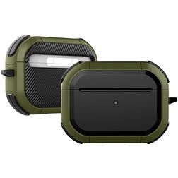 Mobigear Slim Armor Apple AirPods Pro 2 Shockproof Hardcase Hoesje - Groen