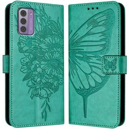 Mobigear Butterfly Nokia G42 Hoesje Bookcase Portemonnee - Groen
