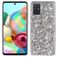 Mobigear Glitter Samsung Galaxy A73 Hoesje Hardcase Backcover - Zilver