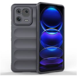 Mobigear Bumpy Xiaomi 13 Pro Hoesje Flexibel TPU Backcover - Charcoal