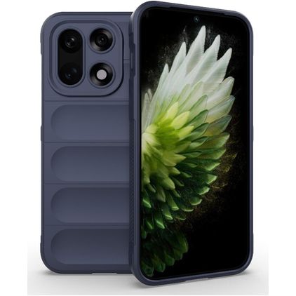 Mobigear Bumpy OnePlus 15 Hoesje Flexibel TPU Backcover - Dark Blue