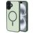 Mobiparts Hardcover iPhone 16 Plus MagSafe Hoesje Hardcase Backcover - Satin Green