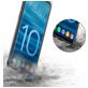 Mobigear Card Samsung Galaxy S10 Hoesje Hardcase Backcover Shockproof met Pasjeshouder - Zilver