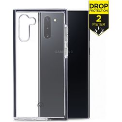 Mobilize Shatterproof Samsung Galaxy Note 10 Hoesje Hardcase Backcover Shockproof - Transparant / Zwart