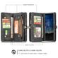 Caseme 008 Samsung Galaxy Note 9 Hoesje Uitneembare 2in1 Bookcase Portemonnee - Zwart