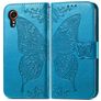 Mobigear Butterfly Samsung Galaxy Xcover 7 Hoesje Bookcase Portemonnee - Blauw