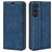 Mobigear Retro Slim Samsung Galaxy A26 Hoesje Bookcase Portemonnee - Donkerblauw