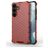 Mobigear Honeycomb Samsung Galaxy S24 Plus Hoesje Hardcase Backcover Shockproof - Rood