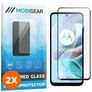 Mobigear Premium Motorola Moto G41 Glazen Screenprotector - Case Friendly - Zwart (2-Pack)