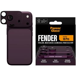 PanzerGlass FENDER iPhone 18 Pro Aluminum Camera Protector - Case Friendly - Dark Cherry