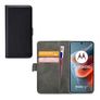 Mobilize Classic Gelly Wallet Motorola Moto G34 Hoesje Bookcase Portemonnee - Zwart
