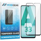 Mobigear Premium Samsung Galaxy A33 Glazen Screenprotector - Case Friendly - Zwart Mobigear Premium Samsung Galaxy A33 Glazen Screenprotector - Case Friendly - Zwart